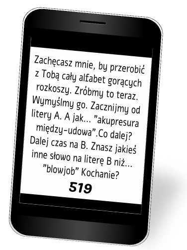 Przykład co mówić w łóżku. Dirty talk w praktyce.