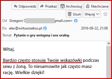 kursant o grze wstępnej i sukcesach